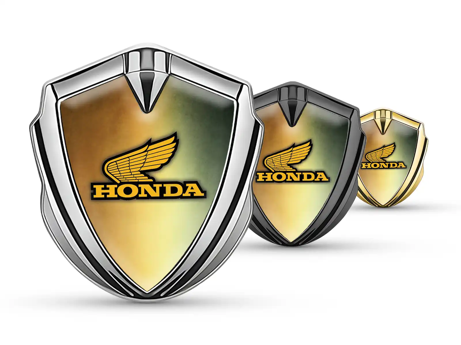 Honda Silikon Emblem Abzeichen Renn Look Glänzend Top